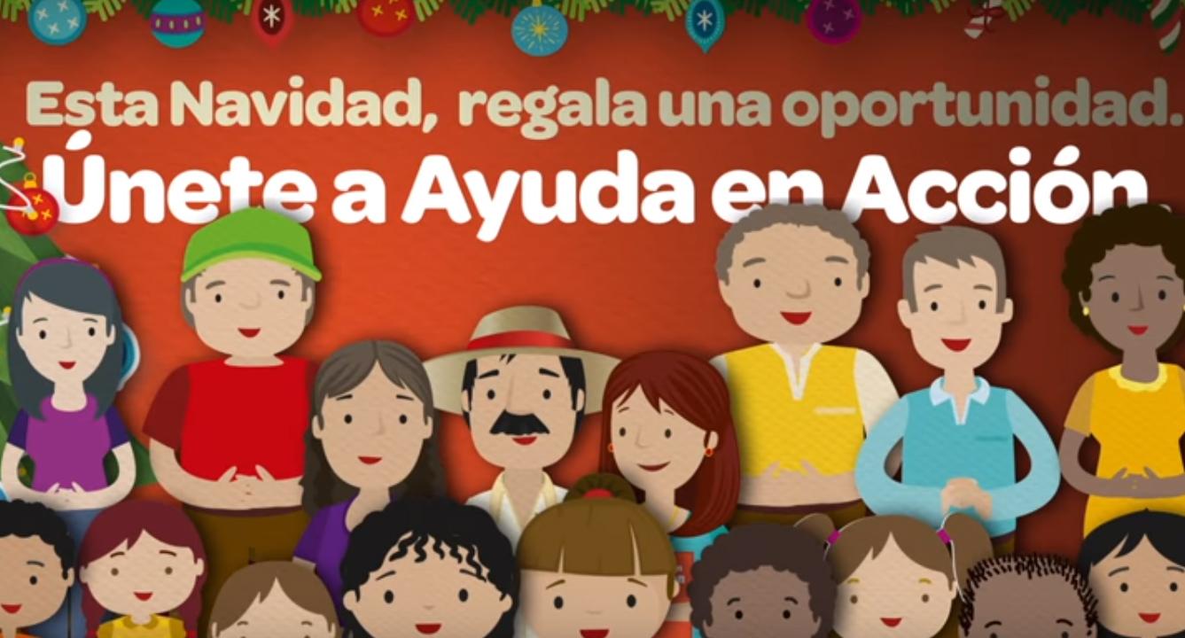 Esta Navidad, regala una oportunidad. Únete a Ayuda en Acción.