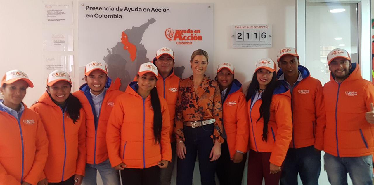 Pilar Schmitt, nueva Embajadora de la fundación Ayuda en Acción en Colombia