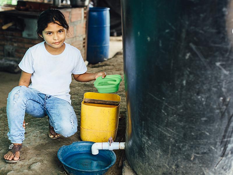 En El Salado la comunidad renace con el agua