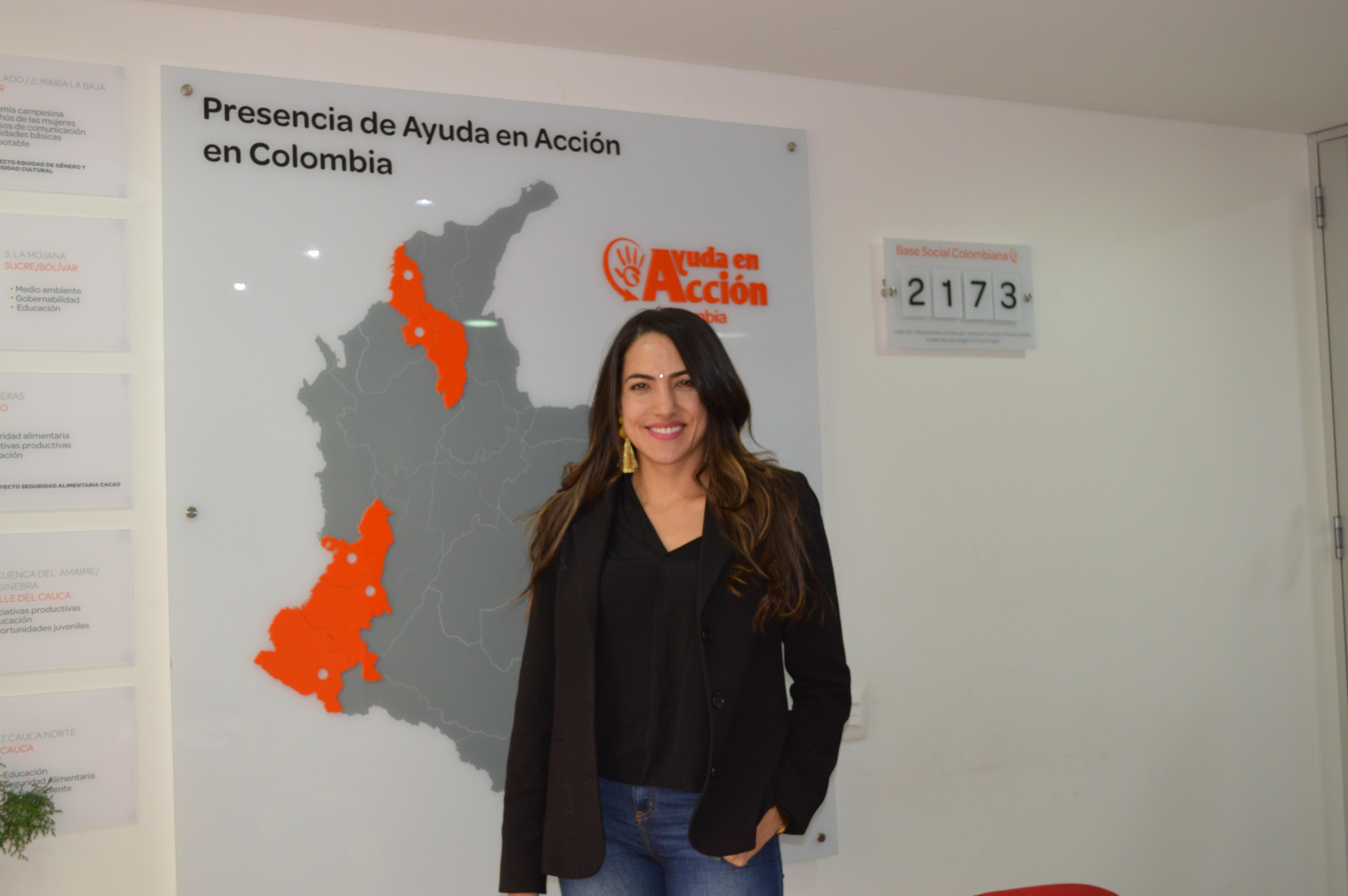 Carolina Cuervo nueva embajadora de Ayuda en Acción
