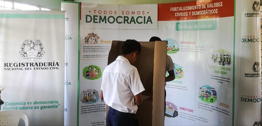 La Registraduría Nacional desarrollo el programa “Todos Somos democracia” en los Montes de María.