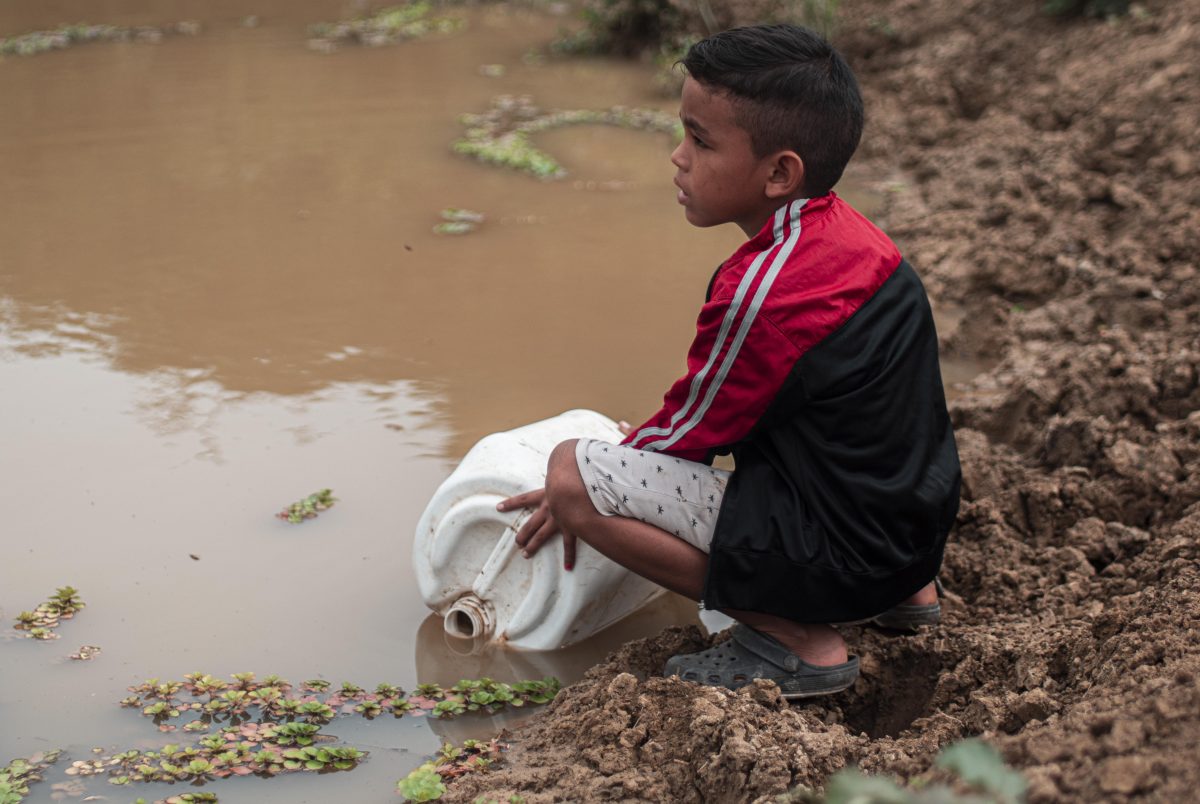 La COVID-19  donde no hay agua potable